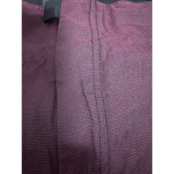 Alexander Wang Shorts Mens 32 Burgundy Black Utility Cargo Mesh Lined Zip Fly - Picture 2 of 15